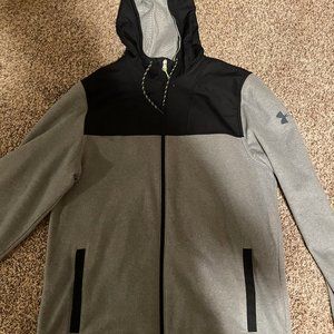 Men's Under Armour Large Cold Gear Zip-Up Hoodie